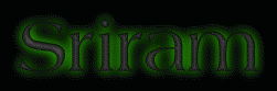 Sriram First Name