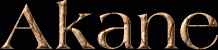 Akane First Name