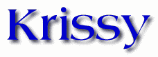 Krissy First Name