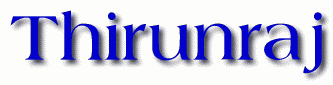 Thirunraj First Name