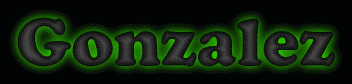 Gonzalez First Name