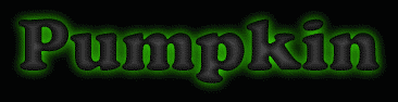 Pumpkin First Name