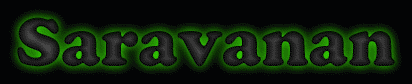 Saravanan First Name