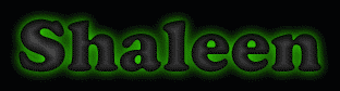 Shaleen First Name