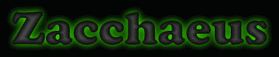 Zacchaeus First Name