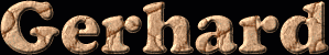 Gerhard First Name