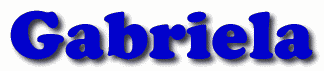 Gabriela First Name