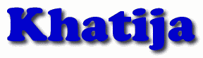 Khatija First Name