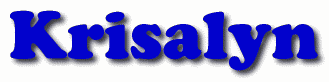 Krisalyn First Name
