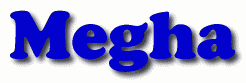 Megha First Name