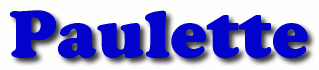Paulette First Name