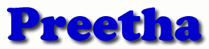 Preetha First Name