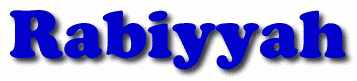 Rabiyyah First Name