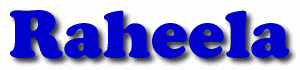 Raheela First Name