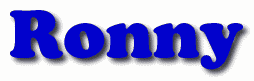 Ronny First Name