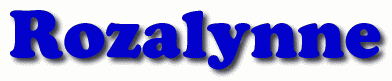 Rozalynne First Name