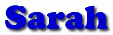 Sarah First Name