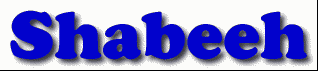 Shabeeh First Name
