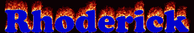 Rhoderick First Name