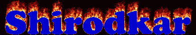 Shirodkar First Name