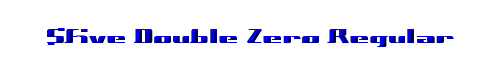 Click to use $Five Double Zero Regular $Five Double Zero Regular