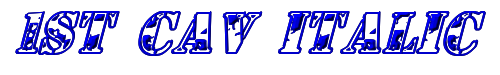 1st Cav Italic 