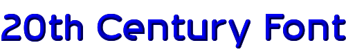 20th Century Font 