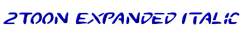 2Toon Expanded Italic 