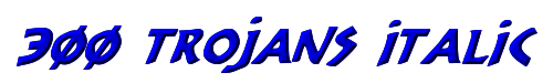 300 Trojans Italic 