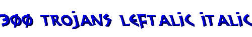 300 Trojans Leftalic Italic 