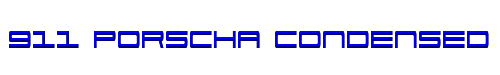 911 Porscha Condensed 