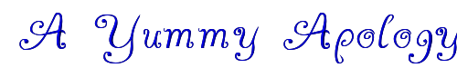 A Yummy Apology 