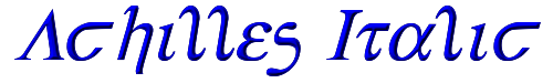 Achilles Italic 