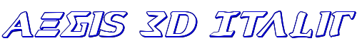 Aegis 3D Italic 