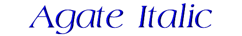 Agate Italic 