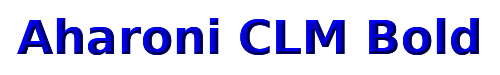Aharoni CLM Bold 
