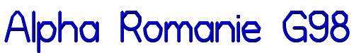 Click to use Alpha Romanie G98 Alpha Romanie G98