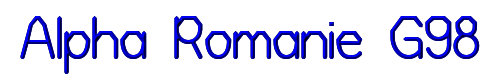 Alpha Romanie G98 