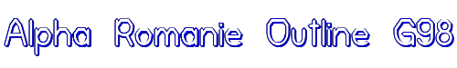 Alpha Romanie Outline G98 