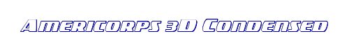 Americorps 3D Condensed 