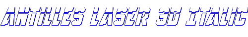 Antilles Laser 3D Italic 