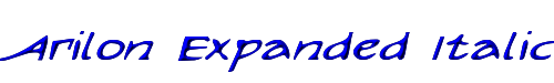 Arilon Expanded Italic 