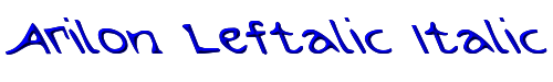 Arilon Leftalic Italic 