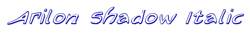 Arilon Shadow Italic 