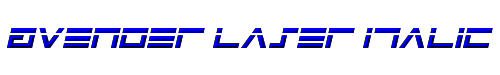 Avenger Laser Italic 