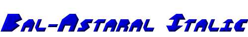 Bal-Astaral Italic 
