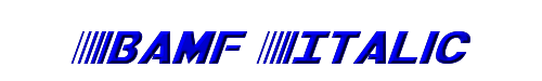 Bamf Italic 