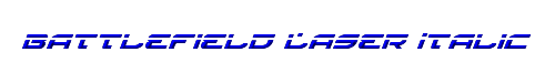 Battlefield Laser Italic 