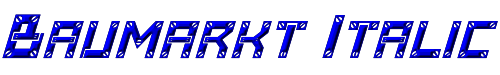 Baumarkt Italic 