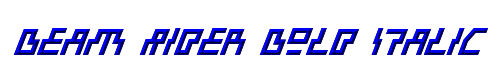 Beam Rider Bold Italic 